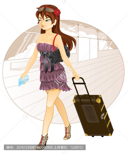 旅行的女孩