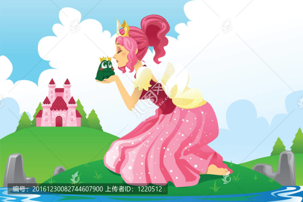 公主親吻青蛙