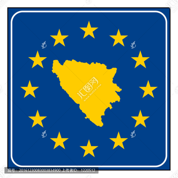 Bosnia和歐洲按鈕