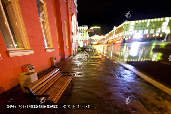 夜晚的城市場景