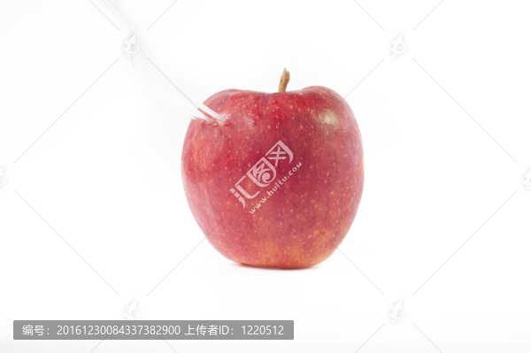 白底紅蘋果匙