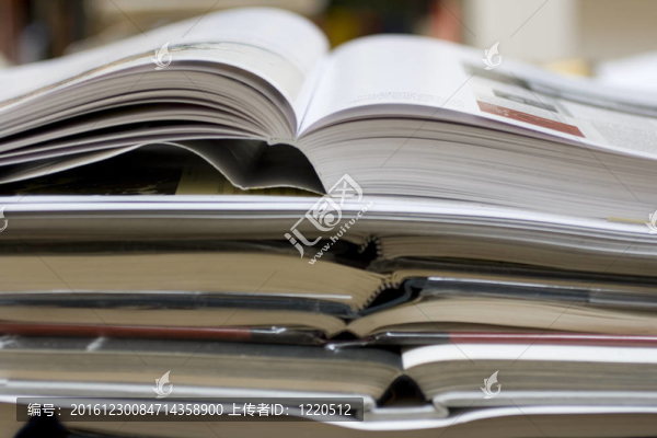 打開的書