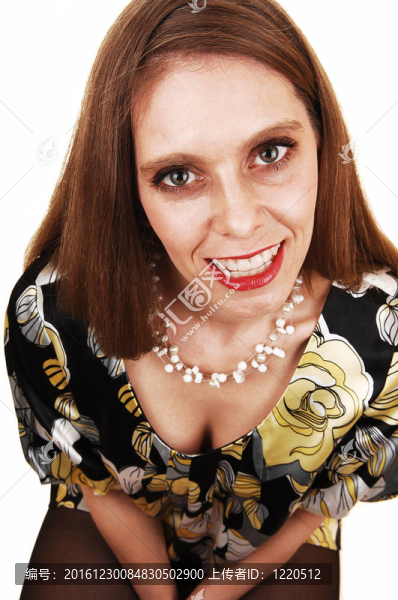 可愛的年輕女人。
