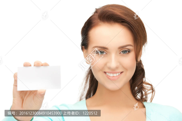 帶名片的女人
