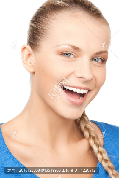 快樂微笑的女人