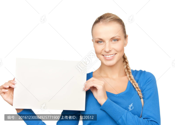 女子用空白板