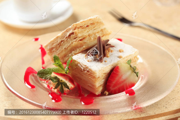 Mille,feuille的糕點(diǎn)
