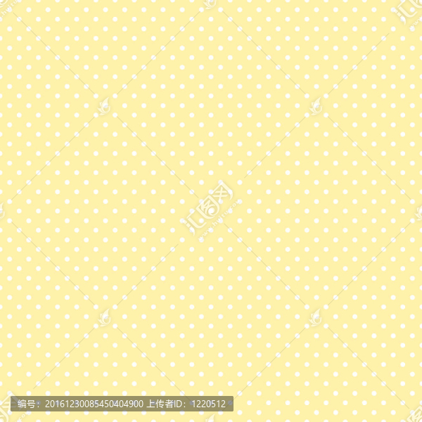 無縫的圓點(diǎn)；柔和的黃色
