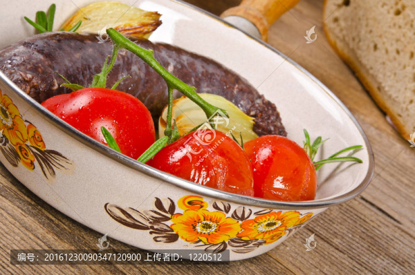 krupniok傳統(tǒng)血香腸在波蘭美食