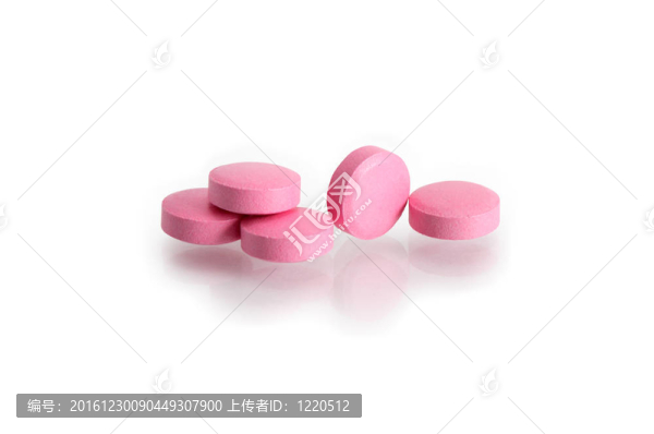 對白色藥片