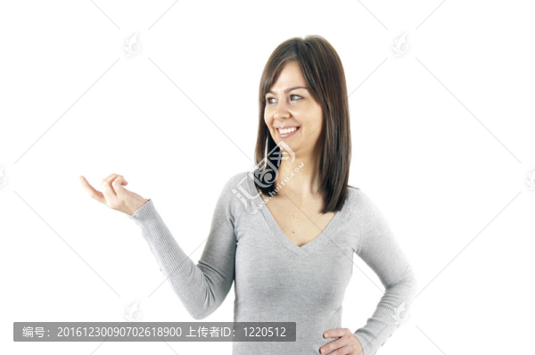 女人指向