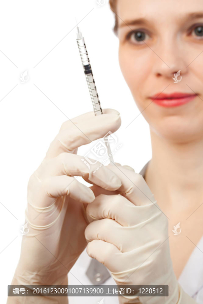 護(hù)士用注射器消毒手套