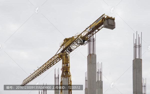 建筑工地塔吊