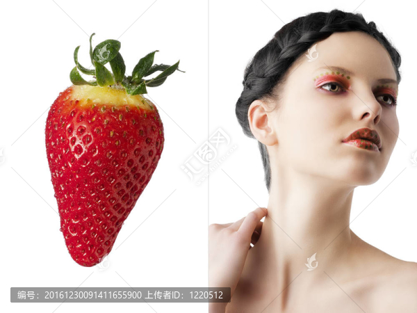花妝；她是三個月來的