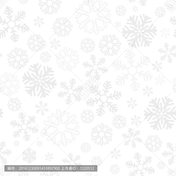 雪花圣誕與新年無縫圖案