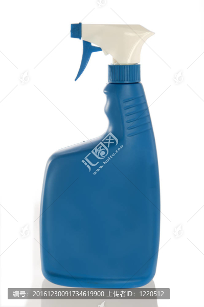 藍色清潔溶液噴霧瓶