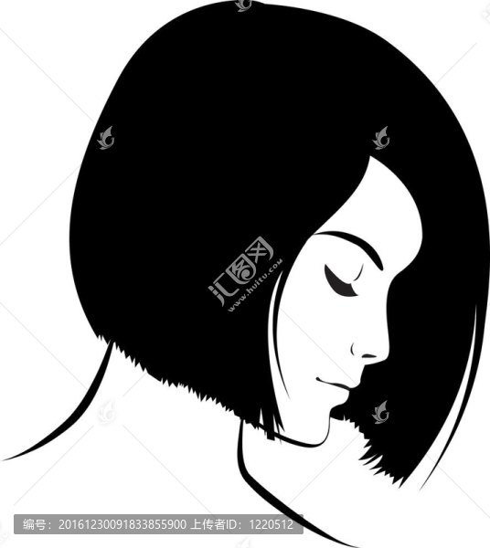 美女臉。藝術(shù)作品插圖