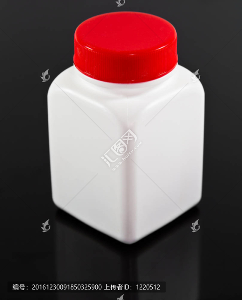 白色的塑料瓶