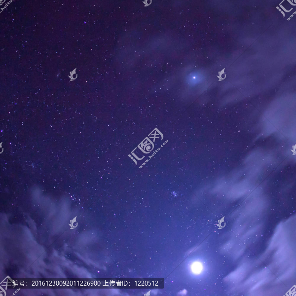 夜空中的星星