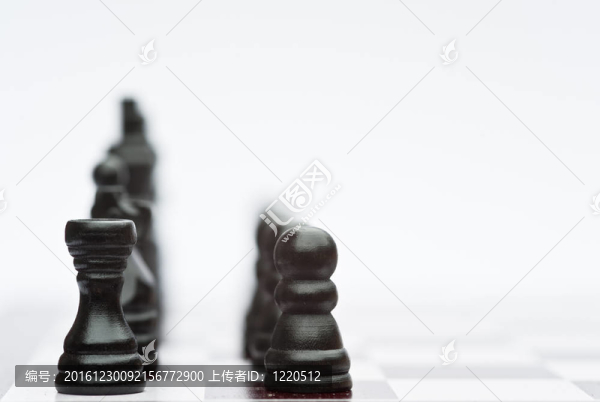 戰(zhàn)略商務(wù)概念應(yīng)用的棋局
