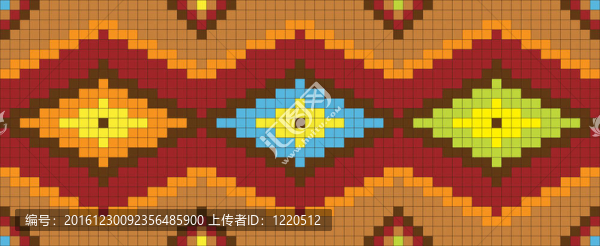 抽象民族裝飾。插畫(huà)