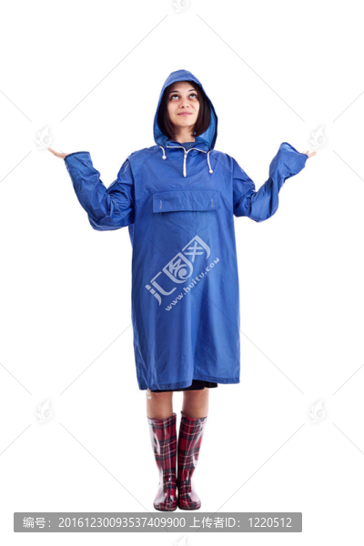 等待雨的女人。