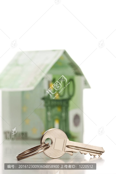 歐元鈔票制造的房子