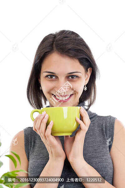 一杯茶的女人