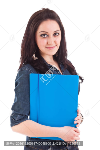 年輕的女學生