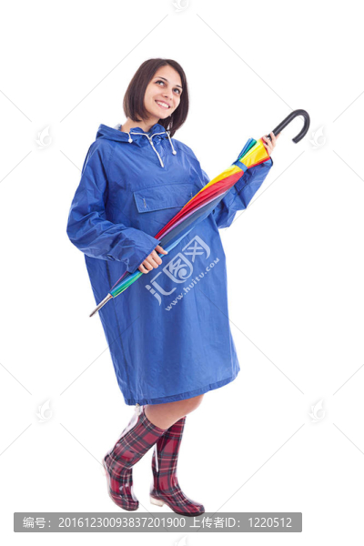 女人與彩虹傘