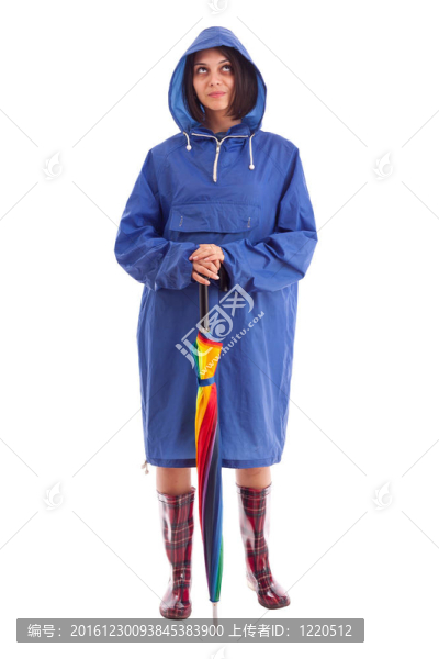 女人與彩虹傘