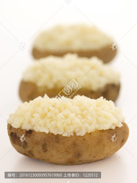 烤土豆特寫