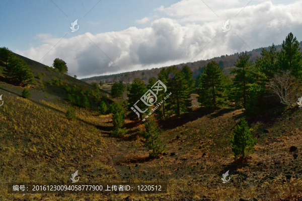 西西里島的埃特納火山；