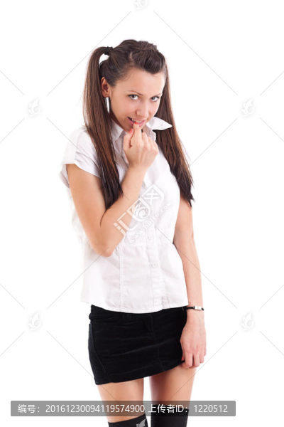 羞澀的女生頭像