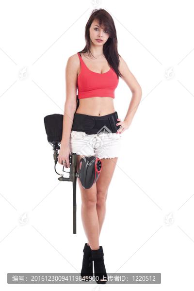 女性的彩彈射擊運(yùn)動(dòng)員
