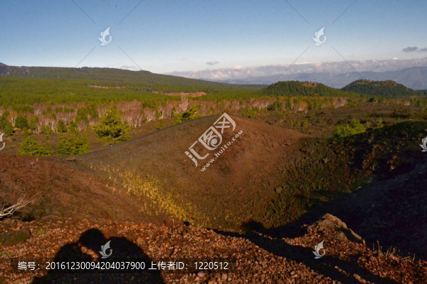 西西里島的埃特納火山的自然風光；