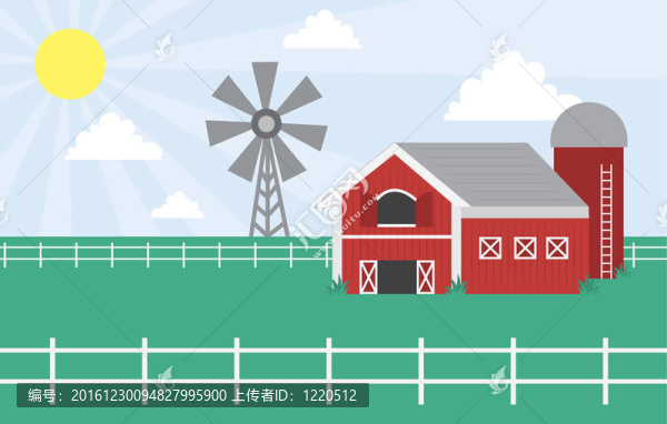 風(fēng)車農(nóng)場場景