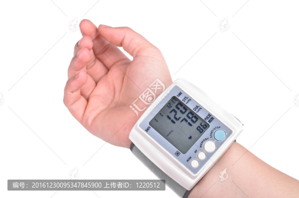 與眼壓計(jì)的手