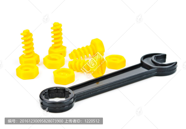 玩具塑料螺栓和螺母