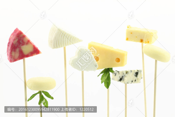 各種類型的白色奶酪
