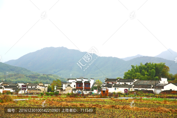 山村秋景