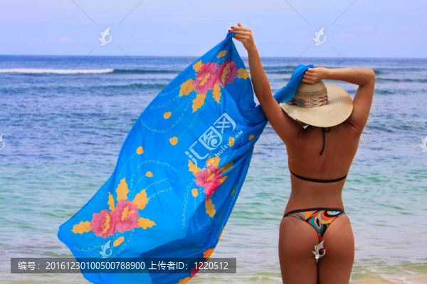 女孩的披肩
