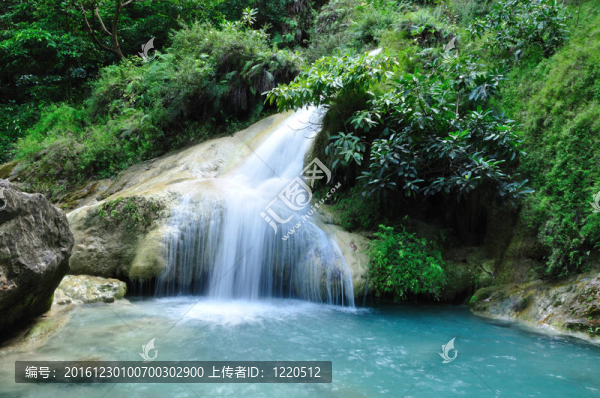 eravan瀑布；Kanchanabury；泰國(guó)