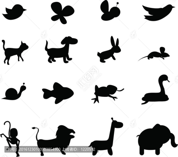 動物剪影
