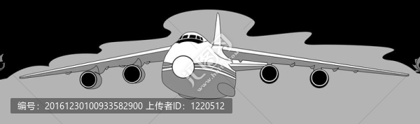 灰色背景平面輪廓