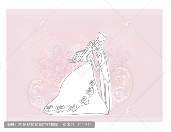 優(yōu)雅的婚禮請柬