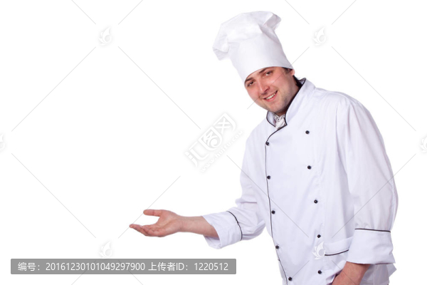 男廚師的肖像