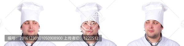 男廚師的肖像