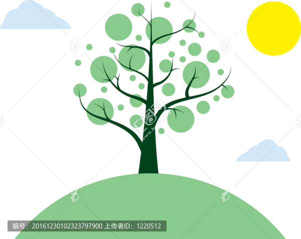 Hill上的樹
