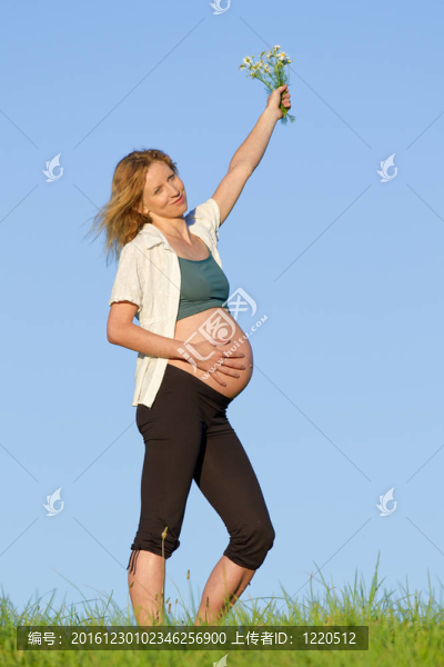 草原孕婦